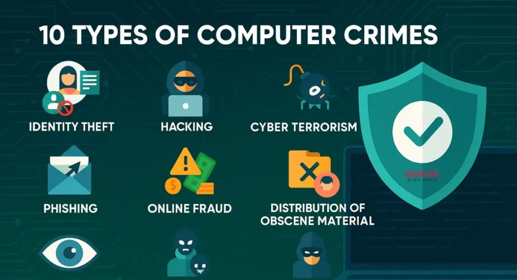 10 Types of Computer Crimes image