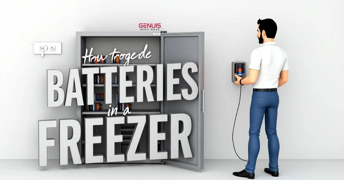 how to recharge aa batteries in a freezer image