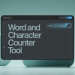 Word and Character Counter Tool mage